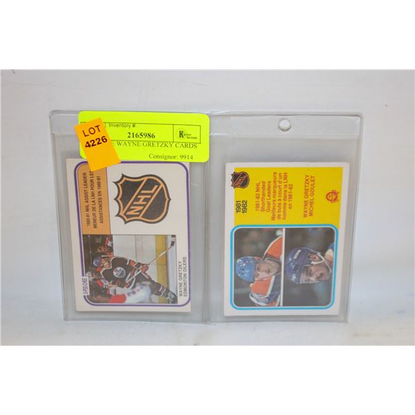 VINTAGE WAYNE GRETZKY CARDS