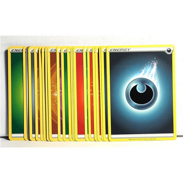 3) LOT OF 25 POKEMON ENERGY CARDS
