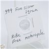 Image 1 : #3952-CANADIAN .999 FINE SILVER 1 GRAM TOKEN
