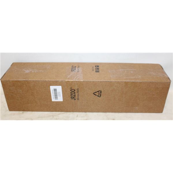 NEW BLACK CURTAIN ROD FOR WINDOWS 36”-88”