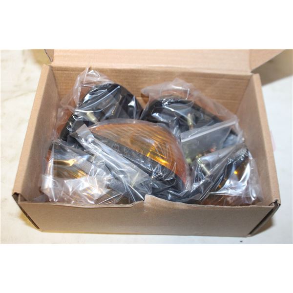 NEW 5PCS LED CAB LIGHTS, SMOKE AMBER, ROOF TOP