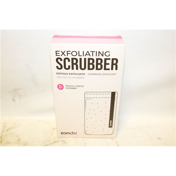 NEW BODY SCRUBBER, EXFOLIATING SPONGE (2-PACK)