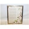 Image 1 : VINTAGE "KIPLING" BRASS FRAMED POEM- 8 X 10