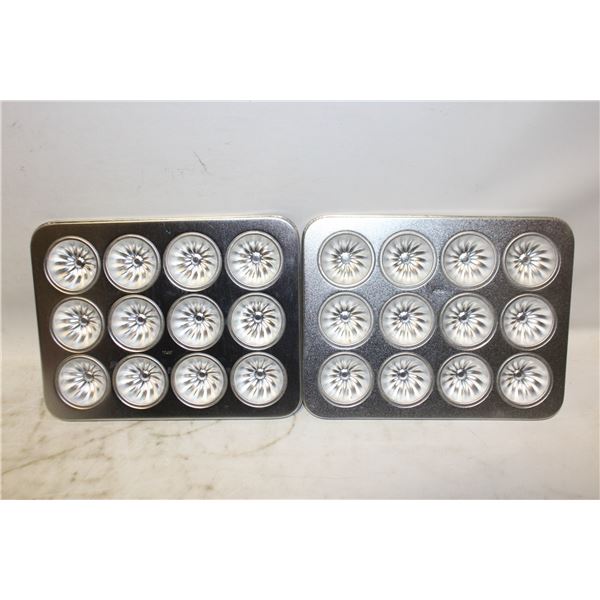 VINTAGE "PIXIE" BUN PANS- SET OF 2-