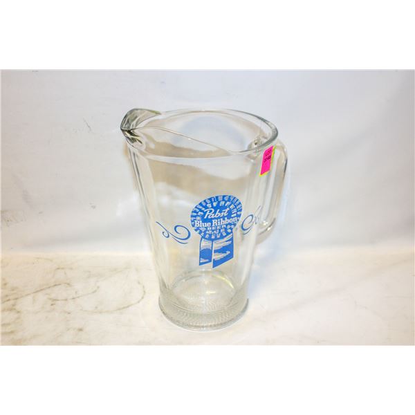 VINTAGE PABST BLUE RIBBON 9' TALL BEER PITCHER