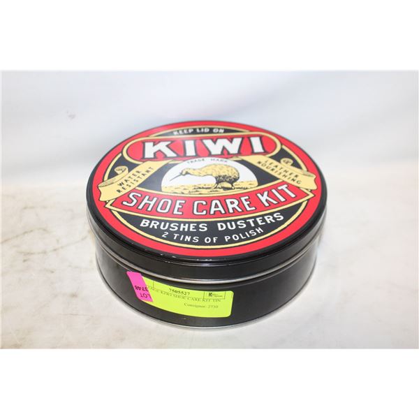 VINTAGE KIWI SHOE CARE KIT TIN