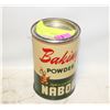 Image 1 : VINTAGE NABOB BAKING POWDER TIN