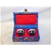 Image 1 : VINTAGE CHINESE MUSICAL EXERCISE STEEL BALLS IN