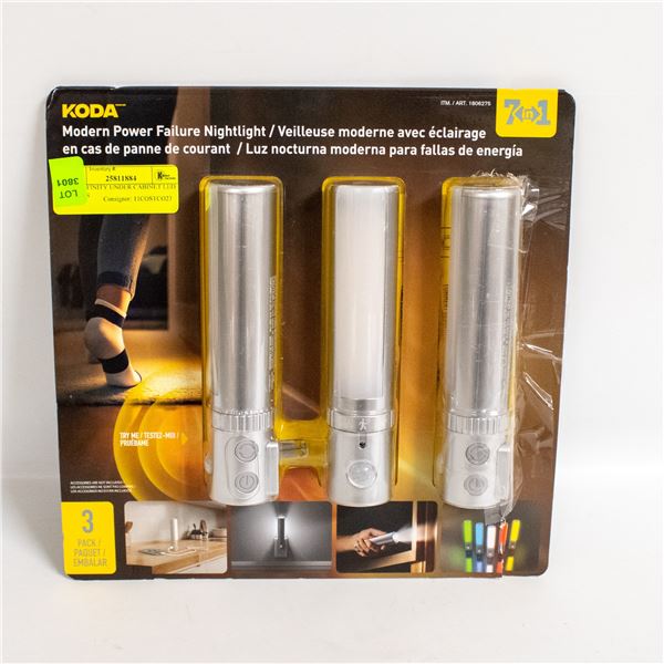 3PK INFINITY UNDER CABINET LED LIGHTS