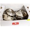 Image 1 : REBOXED 10PC KIRKLAND CLAD STAINLESS COOKWARE SET