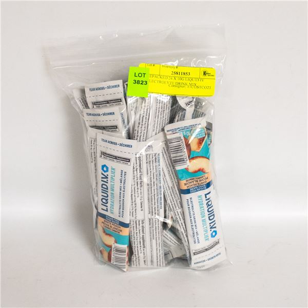 REPACKED 24 X 10G LIQUID IV ELECTROLYTE DRINK MIX