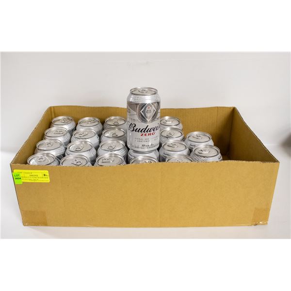 REBOXED 23 X 355ML BUDWEISER ZERO ALCOHOL BREW