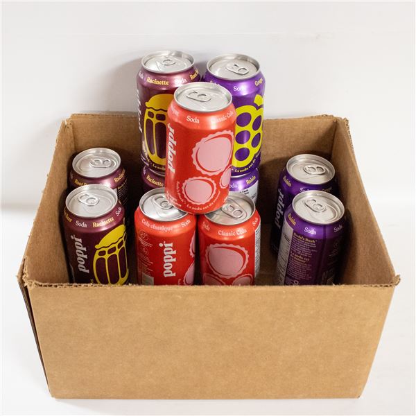 REBOXED 11 X 355ML POPPI JUICY FAVES