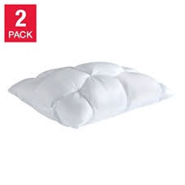 LIKE NEW 2 PC OF SEALY CLOUD PILLOWS QUEEN SIZED