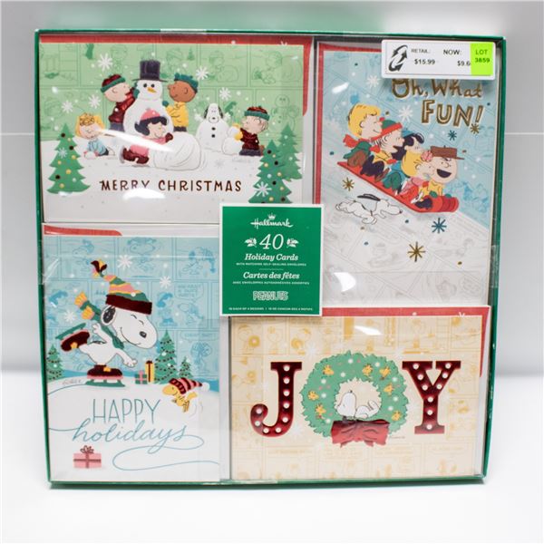 40 PACK OF HALLMARK CARDS (PEANUT THEME)