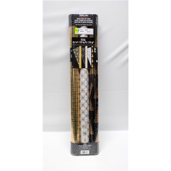 KIRKLAND 3 PACK DOUBLE SIDED WRAP