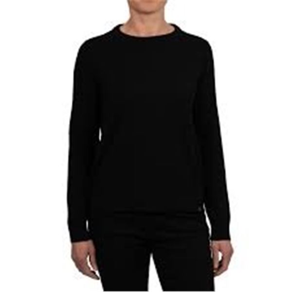 NEW BENETTON WOMENS CREWNECK BLACK SWEATER XXL