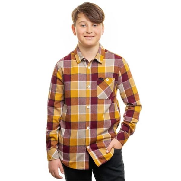 NEW O'NEILL BOYS FLANNEL SHIRT SIZE XXL (18/20)