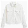 Image 2 : NEW MONDETTA CROPPED CORDUROY TEXTURE SHIRT SZ LRG