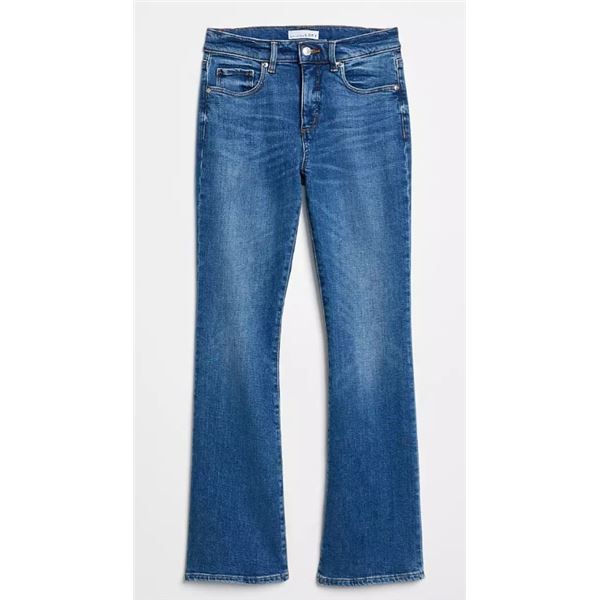 NEW LOFT MID RISE BOOT JEANS SIZE 12