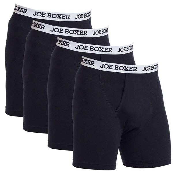 NEW JOE BOXER 4PK BOXER BRIEFS MADE WITH ORGANIC
