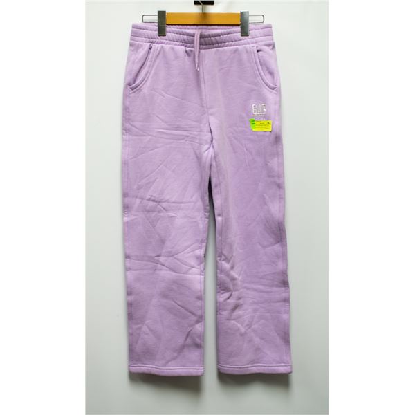 NEW GAP ORIGINAL GIRLS LILAC SWEATPANTS SIZE 10/12
