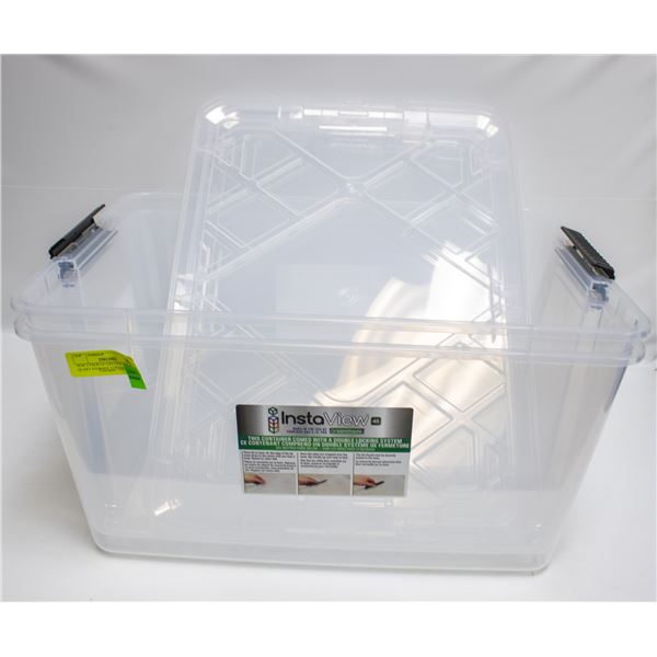 NEW 2 PACK OF GREENMADE 45 QUART STORAGE CONTAINER
