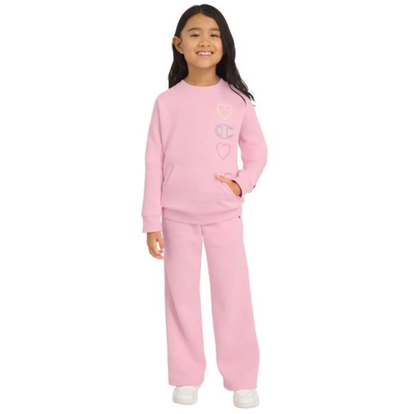 NEW CHAMPION KIDS 2PC SET PINK SIZE 8