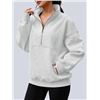 Image 2 : NEW DANSKIN HALF ZIP PULLOVER OVERSIZED FLEECE