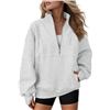 Image 1 : NEW DANSKIN HALF ZIP PULLOVER OVERSIZED FLEECE