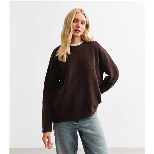 NEW GAP BROWN KNIT SWEATER SIZE SMALL