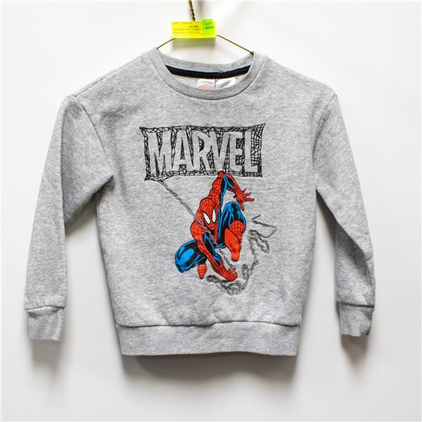NEW KIDS SIZE 5 MARVEL SPIDERMAN SWEATER