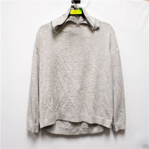 NEW LAZYPANTS GREY HOODED SHIRT SIZE LARGE