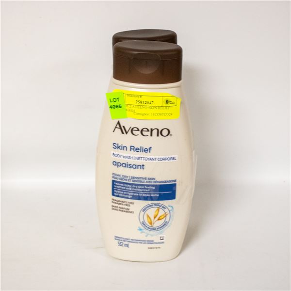 PACK OF 2 AVEENO SKIN RELIEF BODY WASH
