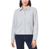 Image 1 : NEW MONDETTA WOMENS CROPPED JACKET GREY MEDIUM