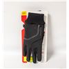 Image 1 : NEW UNISEX KARBON RUNNING GLOVES BLACK SIZE S/P