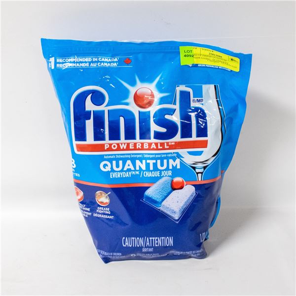 BAG OF FINISH QUANTUM DISHWASHING DETERGENT
