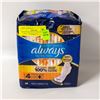 Image 1 : NEW 38 ALWAYS OVERNIGHT ULTRA THIN PADS SIZE 4