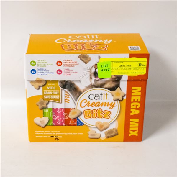 23 X 12G CATIT CREAMY BITZ CAT TREATS