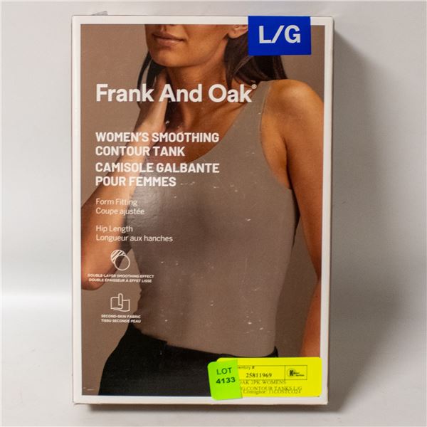 FRANK & OAK 2PK WOMENS SMOOTHING CONTOUR TANKS L/G