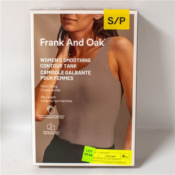 2PK FRANK & OAK WOMENS SMOOTHING CONTOUR TANK S/P