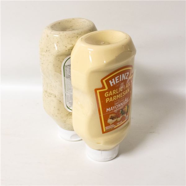 REPACKED 2 X 750ML HEINZ GARLIC I AIL + PICKLE