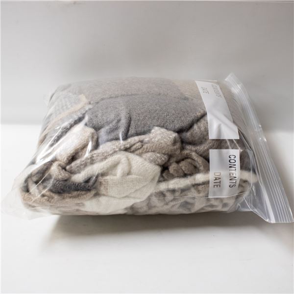 REPACKED FAUX MOHAIR THROW BLANKET
