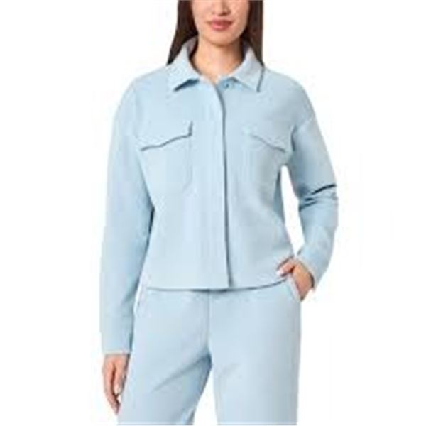 NEW WOMENS MONDETTA CORD SHIRT BLUE SMALL