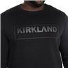 Image 1 : NEW KIRKLAND UNISEX LOGO CREW BLACK MS XL LS XXL