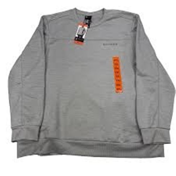 NEW SPYDER FLEECE CREW GREY XL