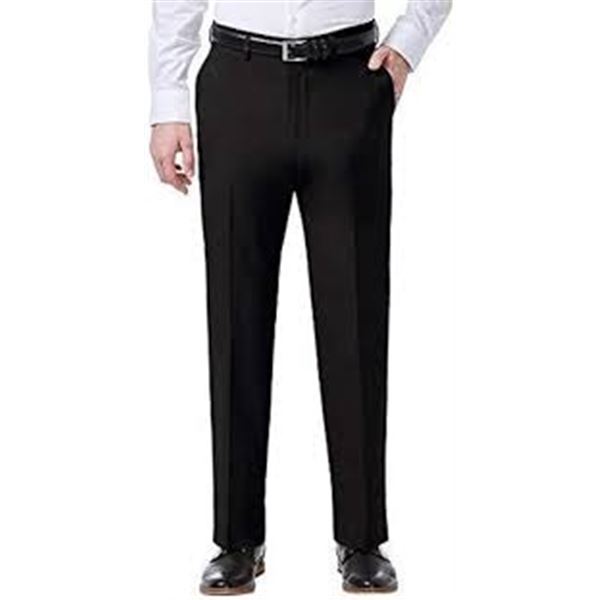 NEW MENS HAGGAR DRESS PANTS SIZE 34 X 32