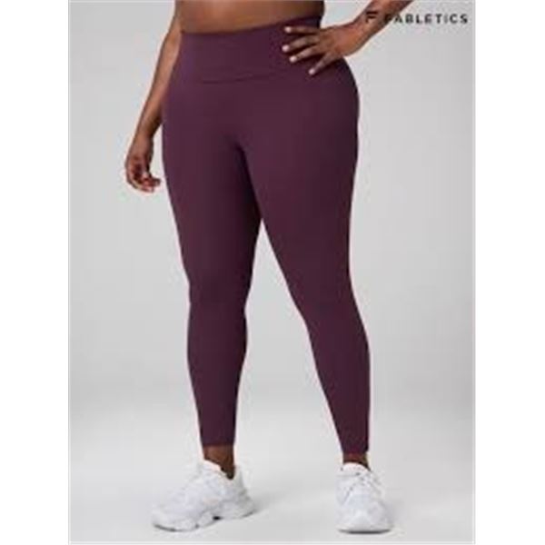 NEW WOMENS FABLETICS PURPLE MEDIUM LEGGINGS