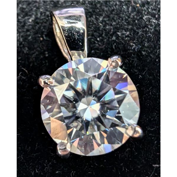 14K(1.3G), MOISSANITE (1.8CT) PENDANT