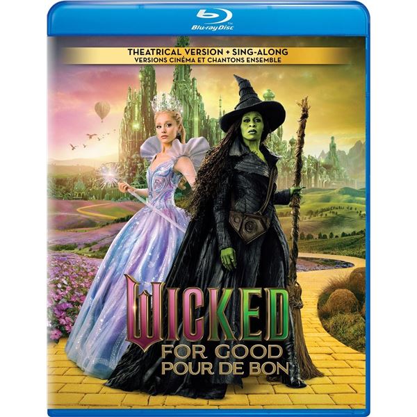 NEW BLU-RAY "WICKED FOR GOOD"
